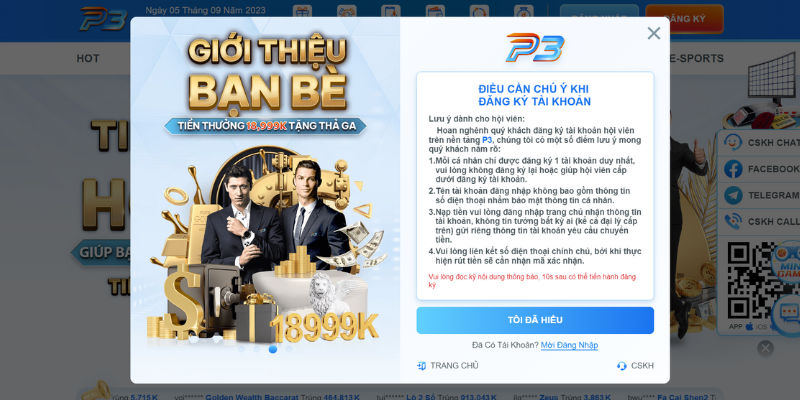 Nhũng lưu ý mà người chơi cần nắm rõ trước khi tạo tài khoản