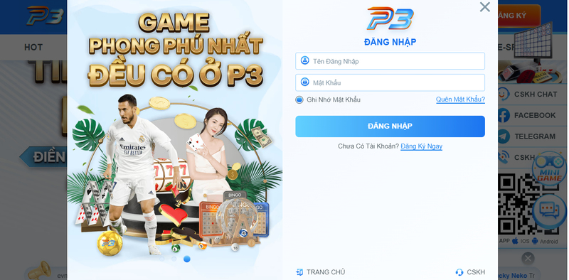 Hướng Dẫn Đăng Nhập P3 Đúng Chuẩn Cho “Tân Thủ”