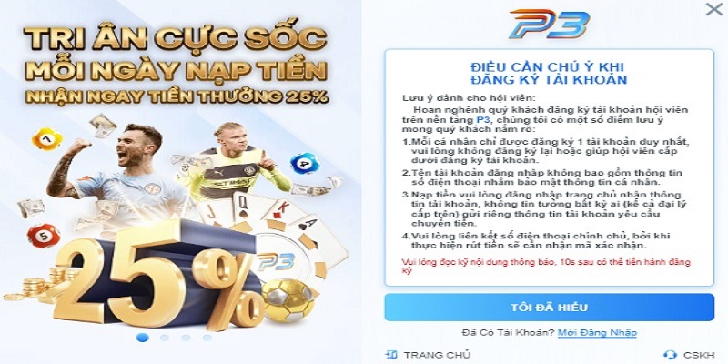 Những Điều Khoản Sử Dụng Phổ Biến Tại P3