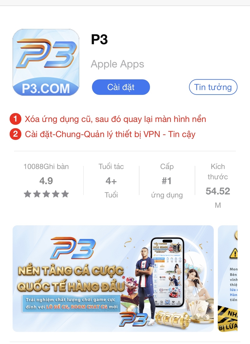 Sơ lược về dụng cá độ tiện ích trên điện thoại của P3